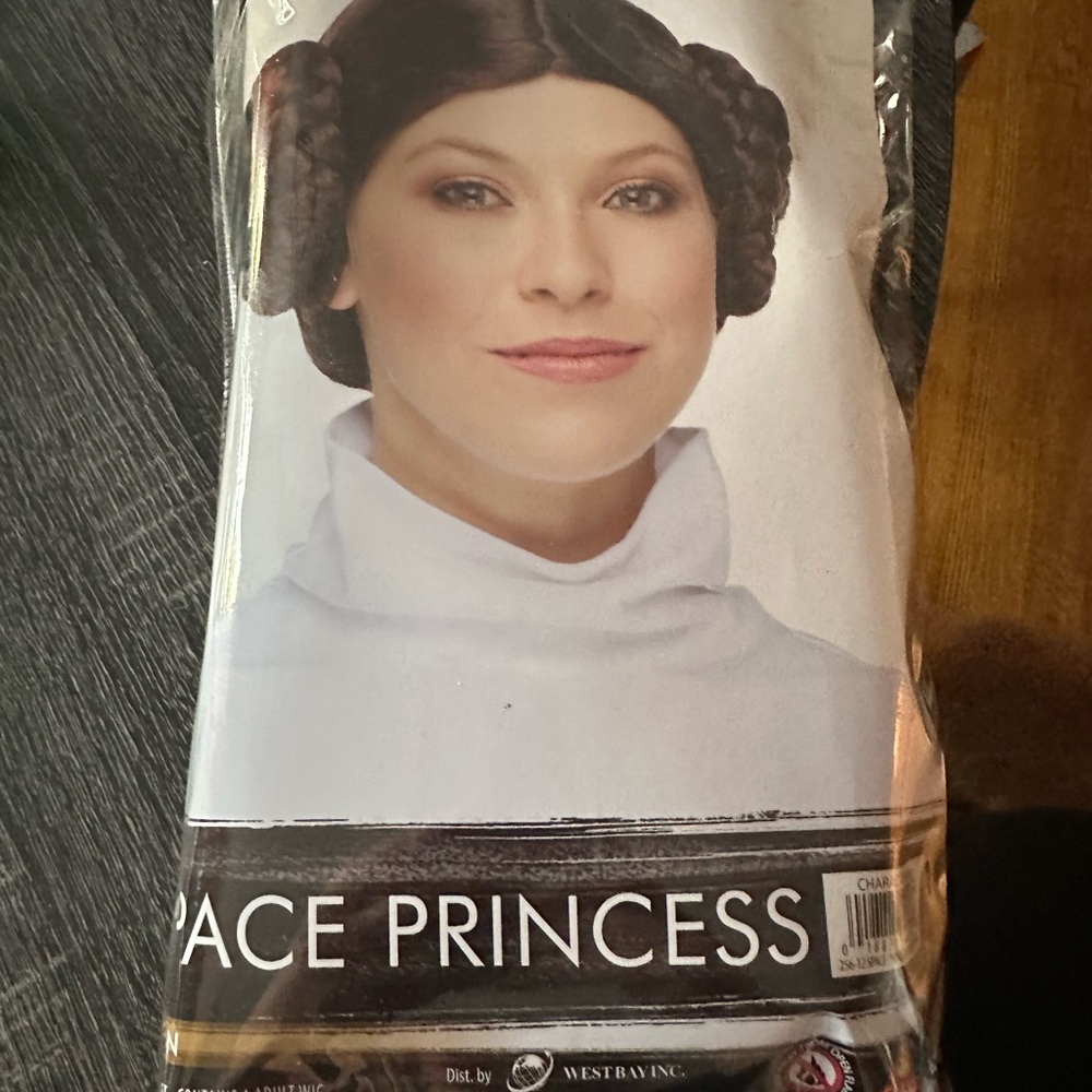 Space Buns Princess Leia Wig